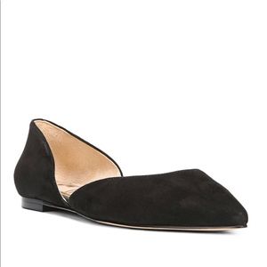Sam Edelman D’Orsay Black Suede Flat
